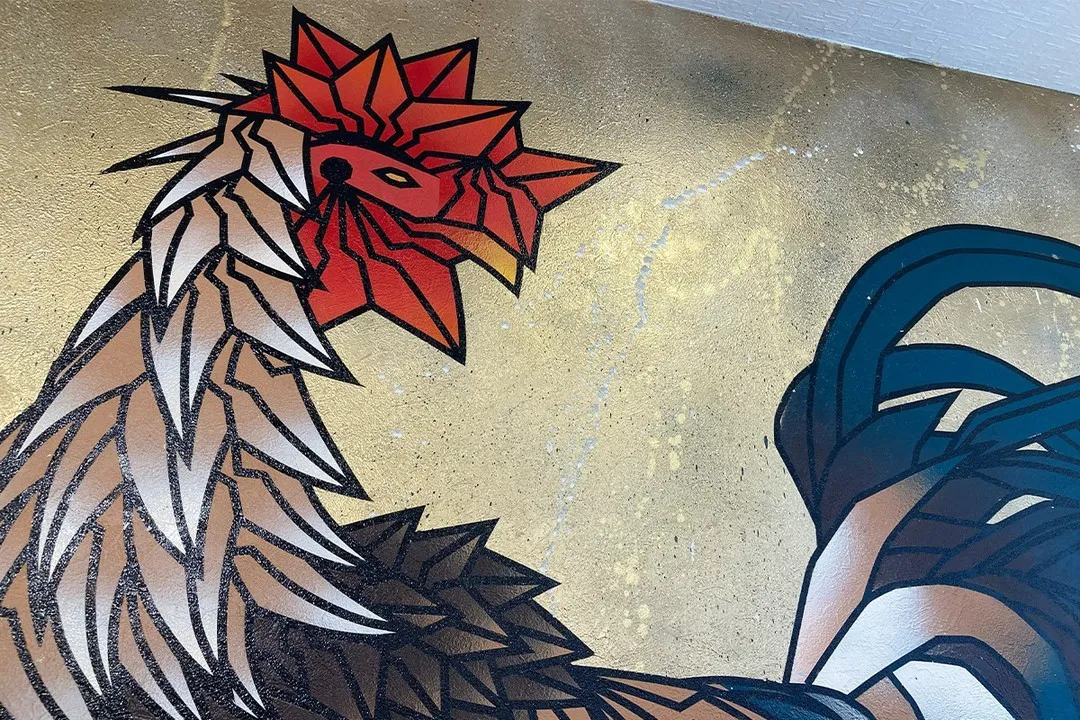 阪急南方駅の改札目の前。